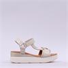 Oh My Sandals Wedge T Bar Link - Beige